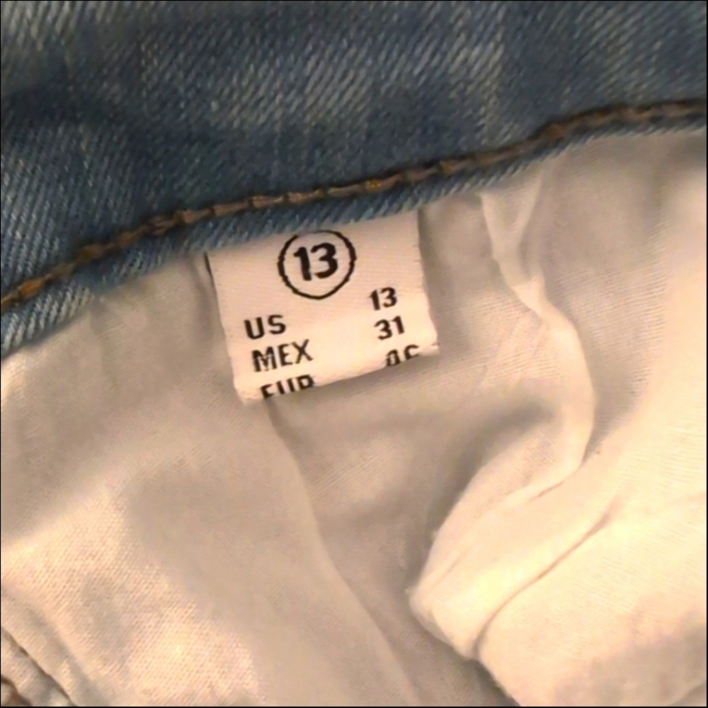 Enjean Destructed High Rise Ankle Skinny Jeans - Picture 8 of 9